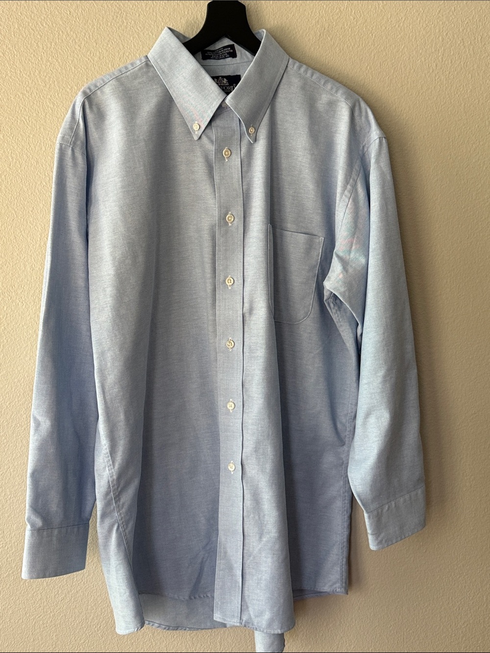 Stafford Light Blue Button-Down Dress Shirt